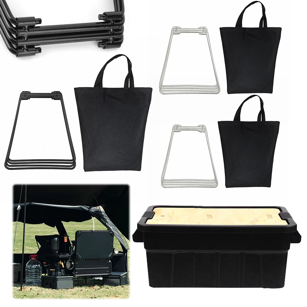Camping Foldable Metal Stand P - Camping Cooking Organizer ulasan dan harga