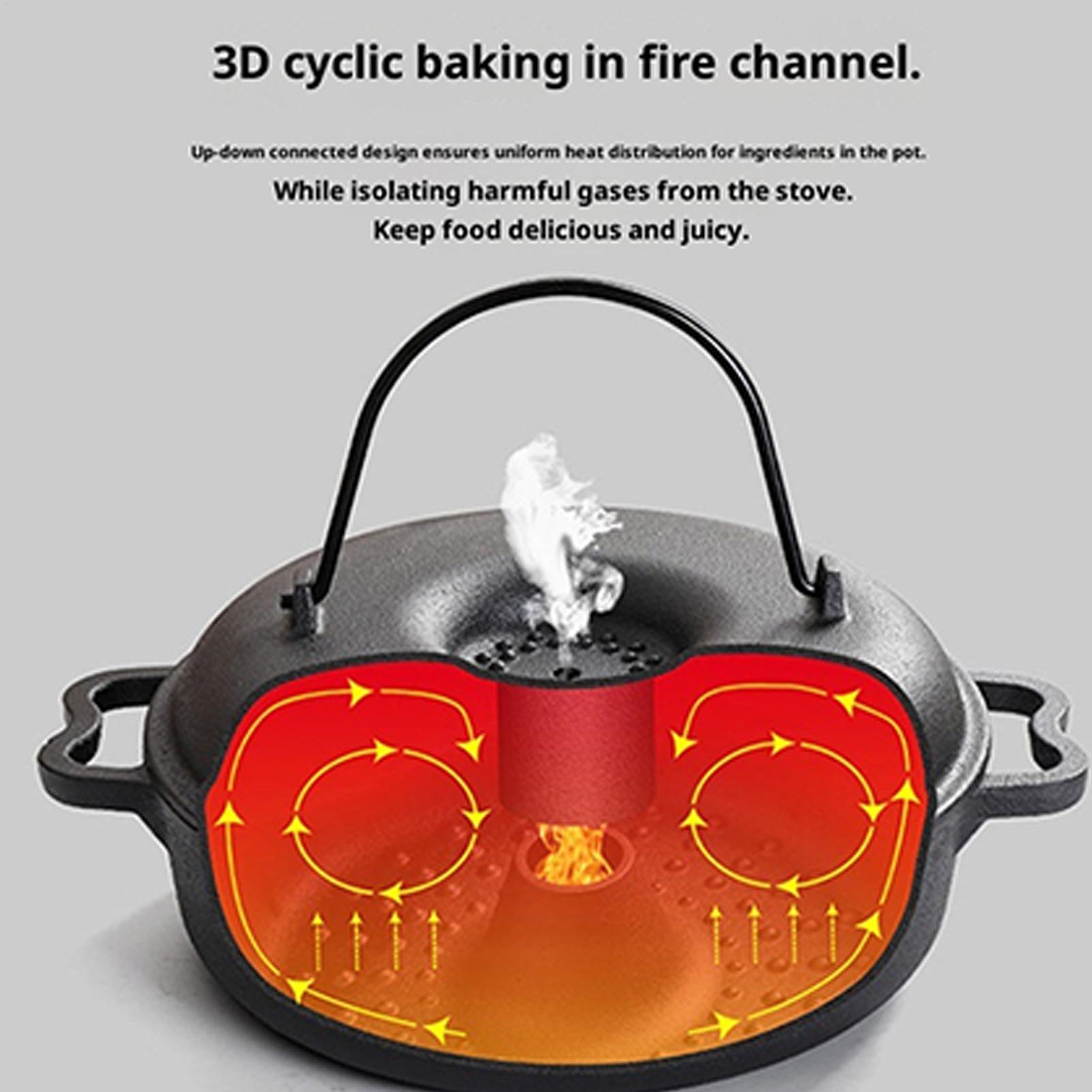 Cauldron Pot for Cooking Non-S - Camp Dutch Oven Cast ulasan dan harga
