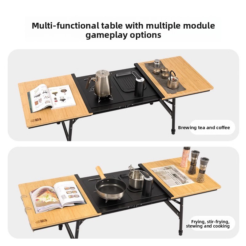 Aluminum IGT Camping Table, He - Camping Cooking Table ulasan dan harga