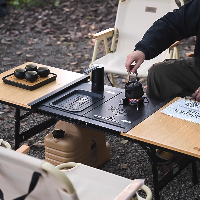 Aluminum IGT Camping Table, He - Camping Cooking Table ulasan dan harga