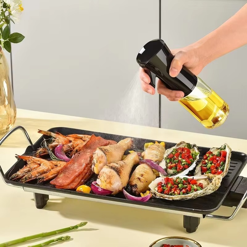 250ml Oil Spray Bottle Kitchen - Camping Cooking Container ulasan dan harga