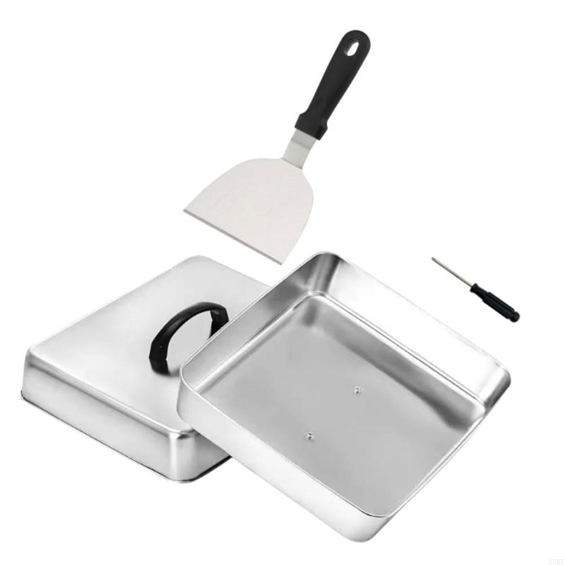 Metal Basting Cover with Top H - Camping Cooking Flat Top ulasan dan harga