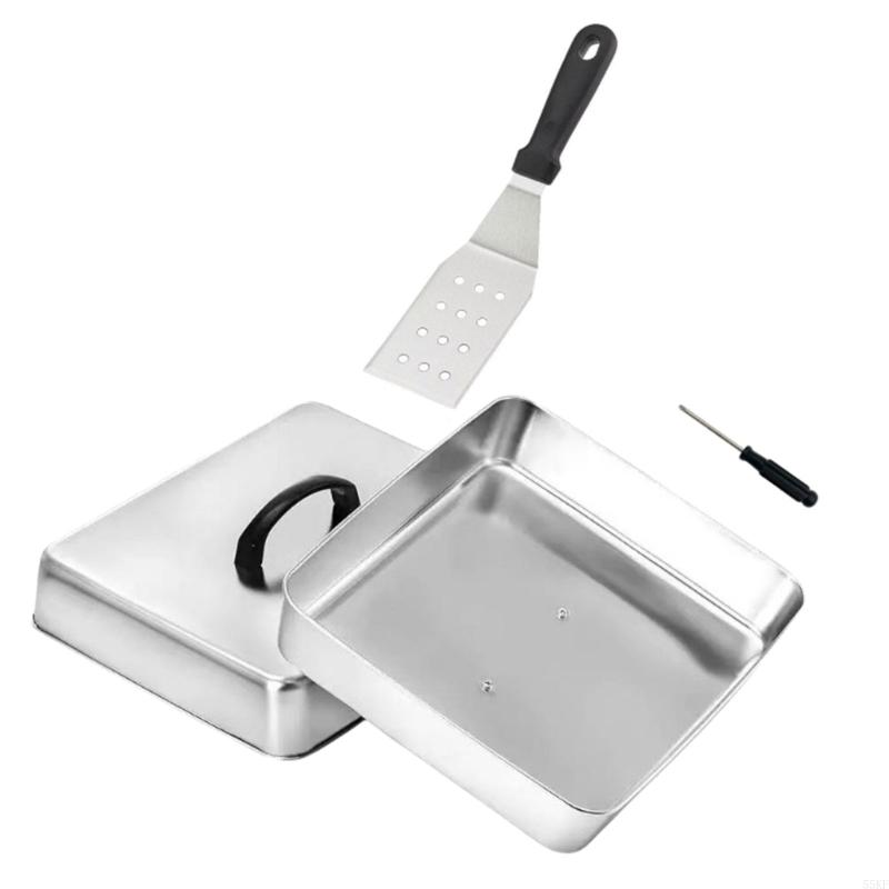 Metal Basting Cover with Top H - Camping Cooking Flat Top ulasan dan harga