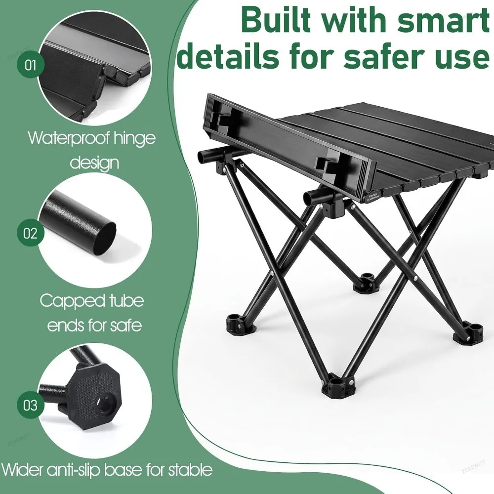 1/2PCS Camping Side Table Fold - Camping Cooking Table ulasan dan harga