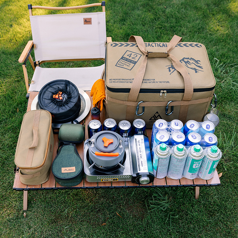 Heavy-Duty Large Capacity Camp - Camping Cooking Organizer ulasan dan harga