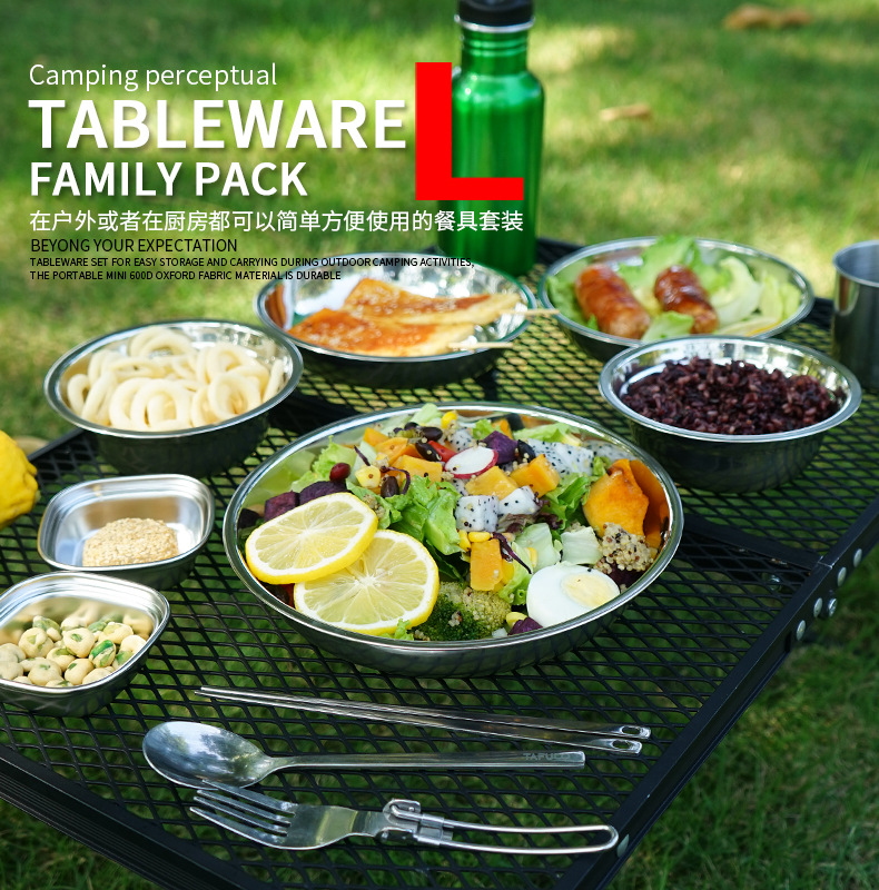 Outdoor Camping Cooking Portab - Camping Cooking Dining Set ulasan dan harga