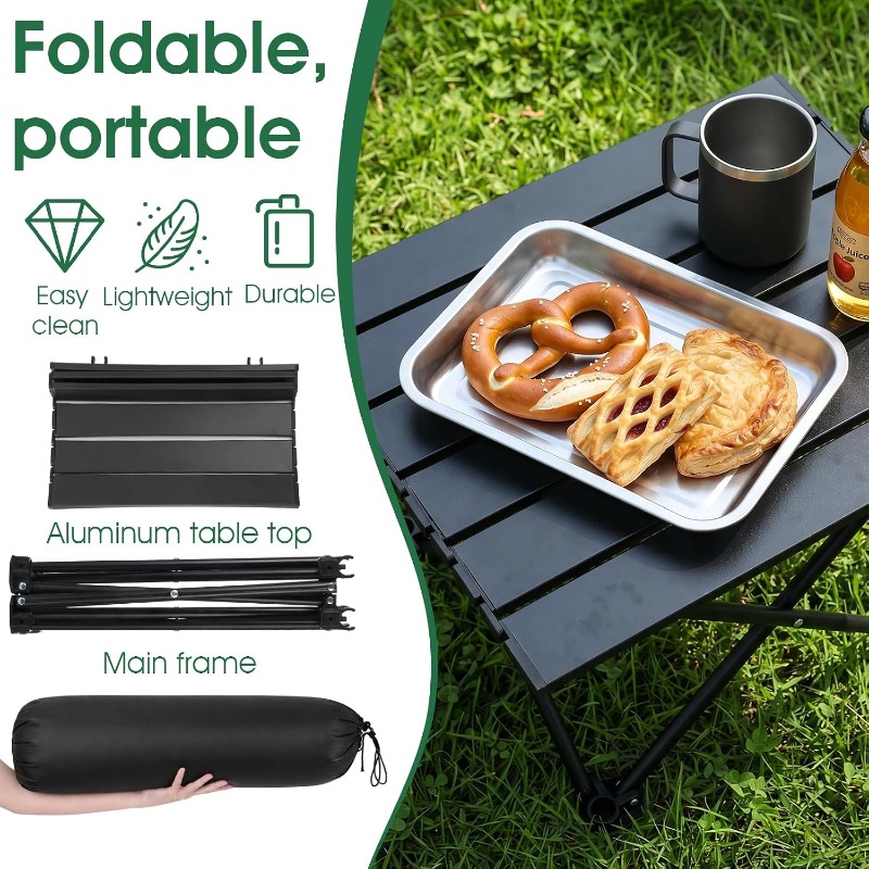 Portable Folding Camping Table - Camping Cooking Table ulasan dan harga