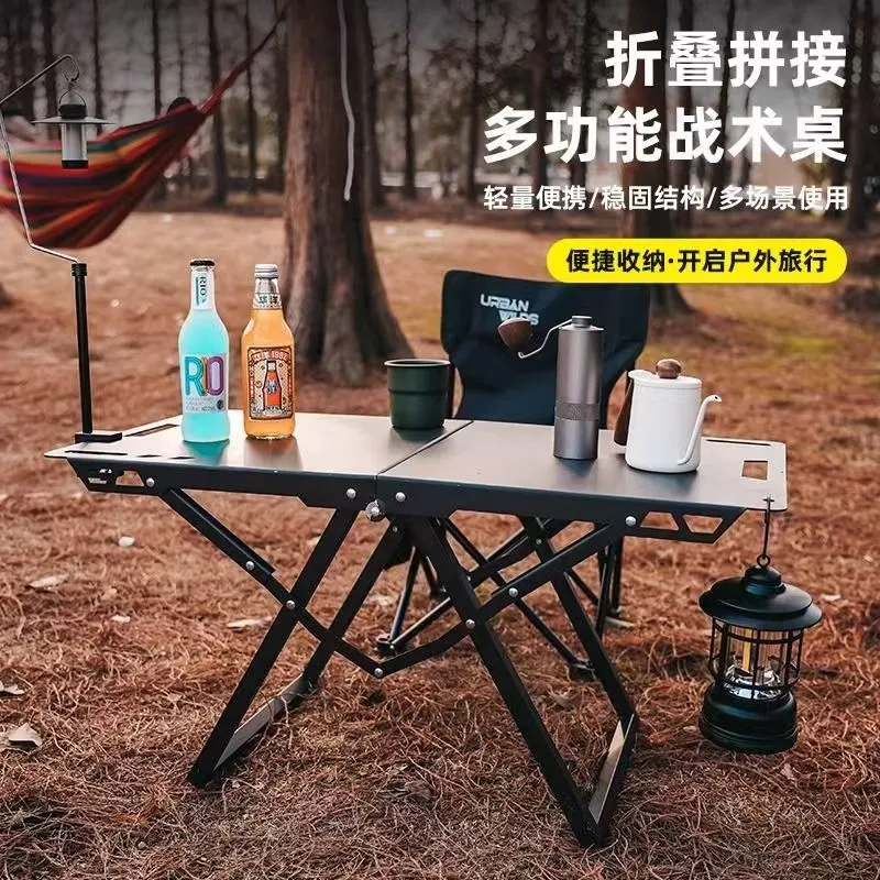 Foldable Portable Folding Camp - Camping Cooking Table ulasan dan harga