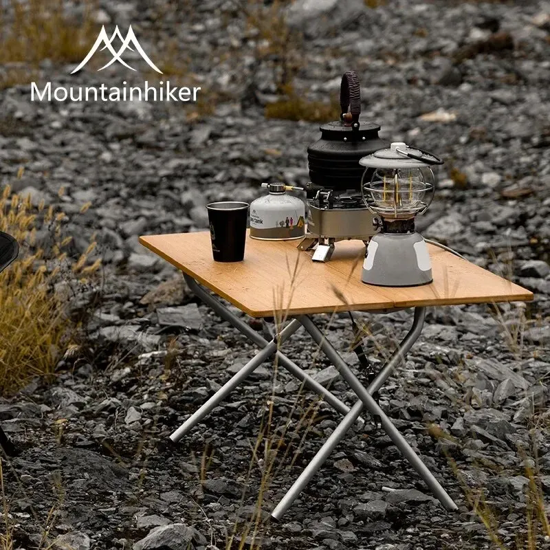 MOUNTAINHIKER 2/3 Bamboo Foldi - Camping Cooking Table ulasan dan harga