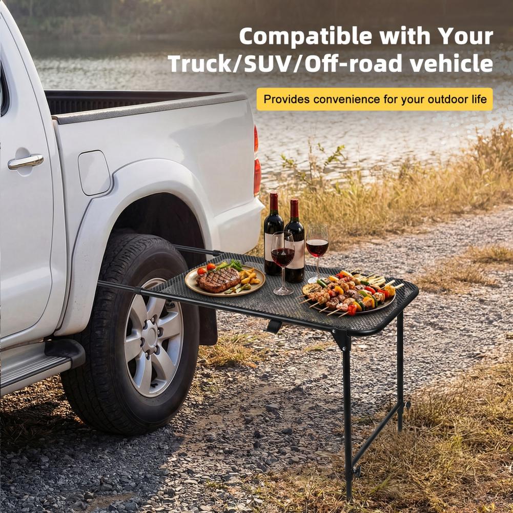 Tire Mount Camping Desk, Steel - Camping Cooking Table ulasan dan harga