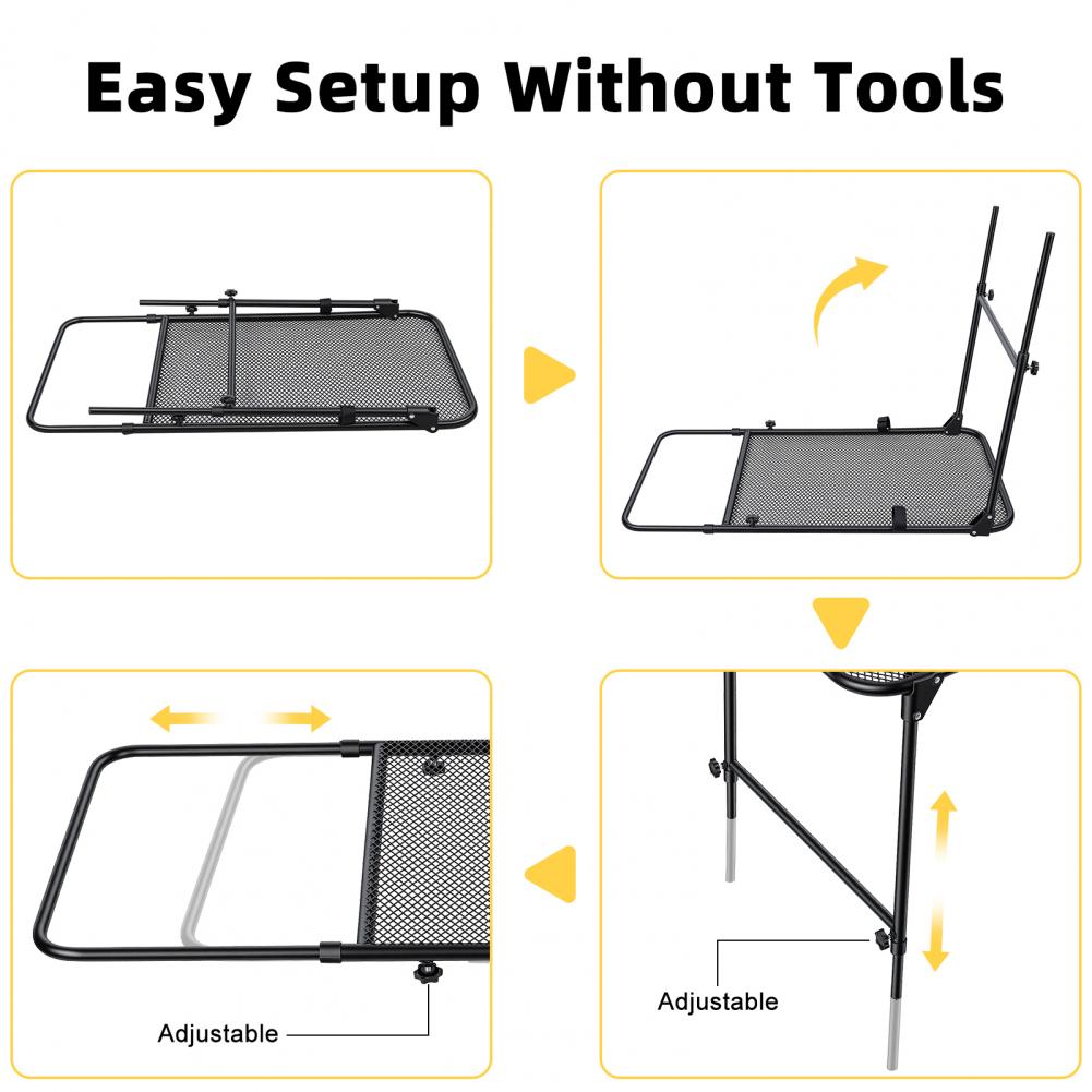 Tire Mount Camping Desk, Steel - Camping Cooking Table ulasan dan harga