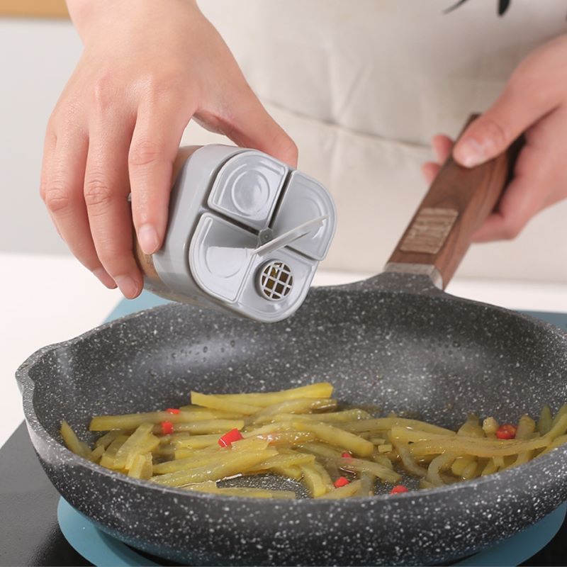 4-In-1 Transparent Spice Dispe - Camping Cooking Container ulasan dan harga